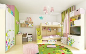 Детская комната Флёр (Белый/корпус Клен) в Бородино - borodino.katalogmebeli.com | фото 6
