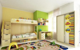 Детская комната Клаксон (Бежевый/корпус Клен) в Бородино - borodino.katalogmebeli.com | фото 3