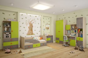 Детская комната Пуговка в Бородино - borodino.katalogmebeli.com | фото
