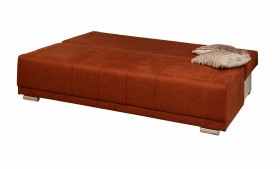 Диван - кровать "Асти" (замша дельта терракота) вариант №1/осн. в Бородино - borodino.katalogmebeli.com | фото 4