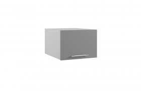 Гарда ГПГ 500 шкаф верхний горизонтальный глубокий (Белый Эмалит/корпус Серый) в Бородино - borodino.katalogmebeli.com | фото