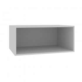 Гарда ГПГС 800 шкаф верхний горизонтальный глубокий со стеклом (Пурпур/корпус Серый) в Бородино - borodino.katalogmebeli.com | фото 2