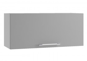 Гарда ПГ 800 шкаф верхний горизонтальный (Белый Эмалит/корпус Серый) в Бородино - borodino.katalogmebeli.com | фото