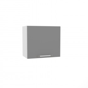 Гарда ВПГ 500 шкаф верхний горизонтальный высокий (Белый Эмалит/корпус Серый) в Бородино - borodino.katalogmebeli.com | фото