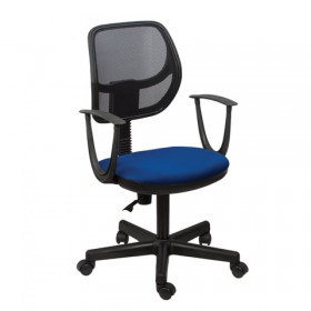 Кресло BRABIX Flip MG-305 (сине-черный) в Бородино - borodino.katalogmebeli.com | фото 3