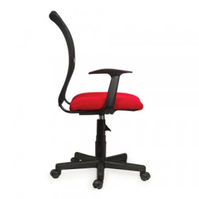 Кресло BRABIX Spring MG-307 (красно-черный) в Бородино - borodino.katalogmebeli.com | фото 3
