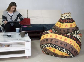 Кресло-груша Большое-Африка в Бородино - borodino.katalogmebeli.com | фото 4