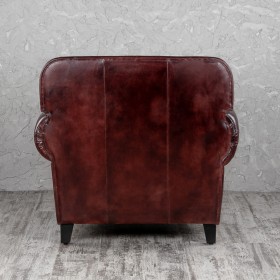 Кресло кожаное Элегант (Бордовый) в Бородино - borodino.katalogmebeli.com | фото 5