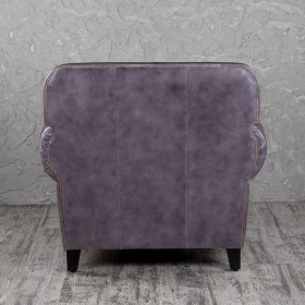 Кресло кожаное Элегант (Фиолетовый) в Бородино - borodino.katalogmebeli.com | фото 7