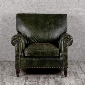Кресло кожаное Лофт Аристократ (ширина 1070 мм) в Бородино - borodino.katalogmebeli.com | фото 9