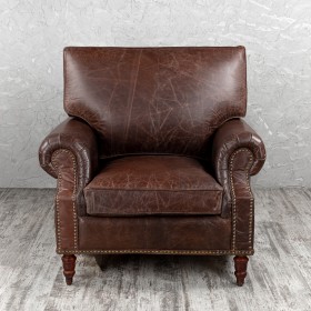 Кресло кожаное Лофт Аристократ (ширина 1100 мм) в Бородино - borodino.katalogmebeli.com | фото 8
