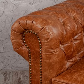 Кресло кожаное Лофт Честер (кожа буйвола) в Бородино - borodino.katalogmebeli.com | фото 5