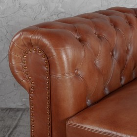 Кресло кожаное Лофт Честер (кожа) в Бородино - borodino.katalogmebeli.com | фото 3