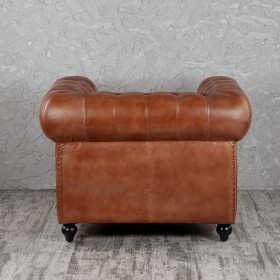 Кресло кожаное Лофт Честер (кожа) в Бородино - borodino.katalogmebeli.com | фото 7