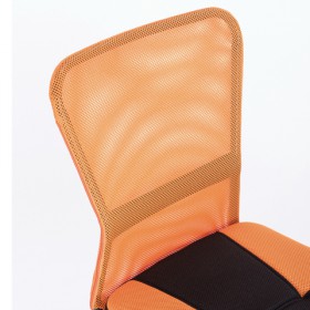 Кресло компактное BRABIX Smart MG-313 (черный, оранжевый) в Бородино - borodino.katalogmebeli.com | фото 4