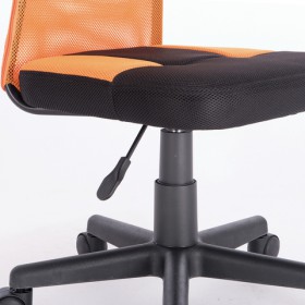 Кресло компактное BRABIX Smart MG-313 (черный, оранжевый) в Бородино - borodino.katalogmebeli.com | фото 5