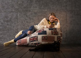 Кресло-мешок Британский Флаг в Бородино - borodino.katalogmebeli.com | фото 3