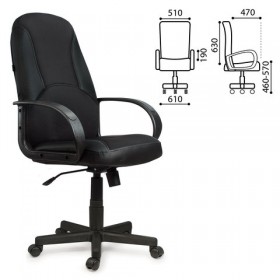 Кресло офисное BRABIX City EX-512 (черное) в Бородино - borodino.katalogmebeli.com | фото