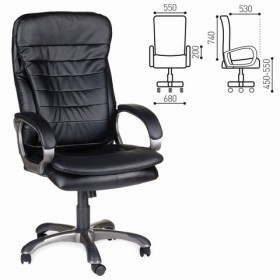Кресло офисное BRABIX Omega EX-589 (черное) в Бородино - borodino.katalogmebeli.com | фото
