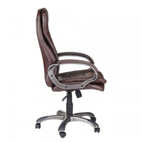 Кресло офисное BRABIX Omega EX-589 (коричневое) в Бородино - borodino.katalogmebeli.com | фото 2