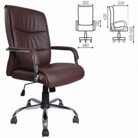 Кресло офисное BRABIX Space EX-508 (коричневый) в Бородино - borodino.katalogmebeli.com | фото