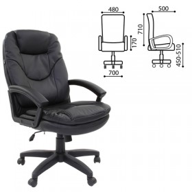 Кресло офисное BRABIX Trend EX-568 (черный) в Бородино - borodino.katalogmebeli.com | фото 1