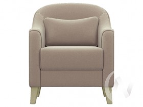 Кресло отдыха Комфорт-4 (бесцветный лак/CATANIA LATTE) в Бородино - borodino.katalogmebeli.com | фото 2
