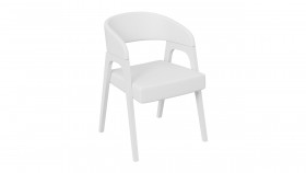 Кресло «Техас 1» (Белый матовый/Экокожа Белый №66) в Бородино - borodino.katalogmebeli.com | фото
