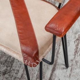 Кресло кожаное Лофт Честер (кожа) в Бородино - borodino.katalogmebeli.com | фото 4