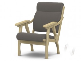 Кресло Вега-10 (бесцветный лак/ULTRA STONE) в Бородино - borodino.katalogmebeli.com | фото