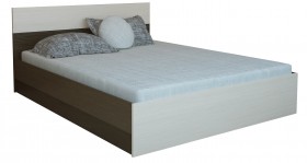 Кровать 0,8м Юнона с настилом (Венге / Дуб) в Бородино - borodino.katalogmebeli.com | фото 2