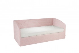 Кровать 0.9 Бест Софа (Нежно-розовый велюр) в Бородино - borodino.katalogmebeli.com | фото