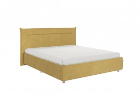 Кровать 1,6 Альба с основанием (Медовый велюр) в Бородино - borodino.katalogmebeli.com | фото