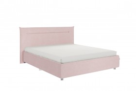 Кровать 1,6 Альба с основанием (Нежно-розовый велюр) в Бородино - borodino.katalogmebeli.com | фото