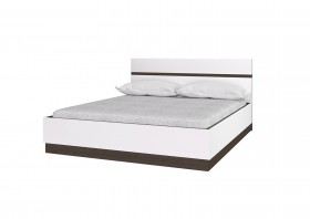 Кровать 1,6м Вегас (Венге/Белый) в Бородино - borodino.katalogmebeli.com | фото