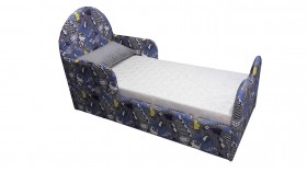 Кровать детская Соня (Печать Филин (синий), 1 категория) в Бородино - borodino.katalogmebeli.com | фото