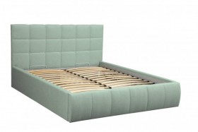 Кровать "Диана" ш. 1400 (Н=1010мм) (жаккард шоколад) в Бородино - borodino.katalogmebeli.com | фото