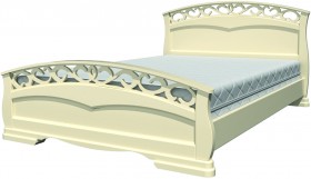 Кровать Грация-1 из массива сосны 1400*2000 Орех в Бородино - borodino.katalogmebeli.com | фото 21