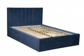Кровать "Юнона" ш. 1600 (Н=1020мм) (ягуар нэви) в Бородино - borodino.katalogmebeli.com | фото 1