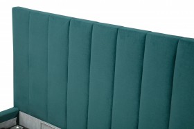 Кровать "Юнона" ш. 1600 (Н=1020мм) (ягуар океан) в Бородино - borodino.katalogmebeli.com | фото 3