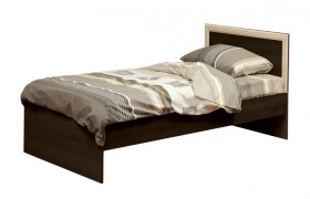 Кровать одинарная 21.55 (шир. 900) с настилом (венге/профиль дуб линдберг)/осн. в Бородино - borodino.katalogmebeli.com | фото 1