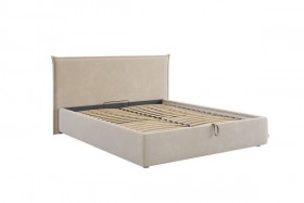Кровать с подъемным механизмом Лада 160х200 см (графит (велюр)) в Бородино - borodino.katalogmebeli.com | фото 5