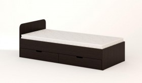 Кровать с ящиками 900 (Венге) в Бородино - borodino.katalogmebeli.com | фото
