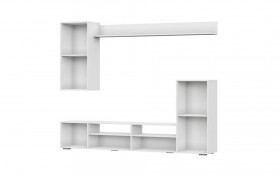 Мебель для гостиной МГС 4 (Белый/Цемент светлый) в Бородино - borodino.katalogmebeli.com | фото 5