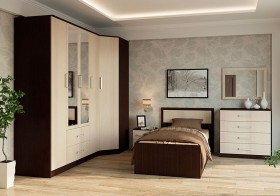 Модульная спальня Фиеста в Бородино - borodino.katalogmebeli.com | фото 3