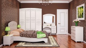 Модульная спальня Каролина в Бородино - borodino.katalogmebeli.com | фото