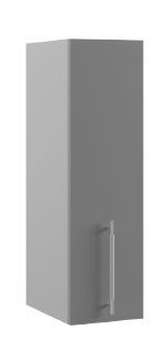 Монца ВП 200 шкаф верхний высокий (Белый софт/корпус Серый) в Бородино - borodino.katalogmebeli.com | фото