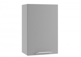 Монца ВП 450 шкаф верхний высокий (Белый софт/корпус Серый) в Бородино - borodino.katalogmebeli.com | фото
