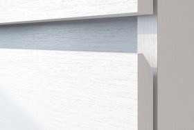 Модульная система "Токио" Тумба прикроватная Белый текстурный / Белый текстурный в Бородино - borodino.katalogmebeli.com | фото 4