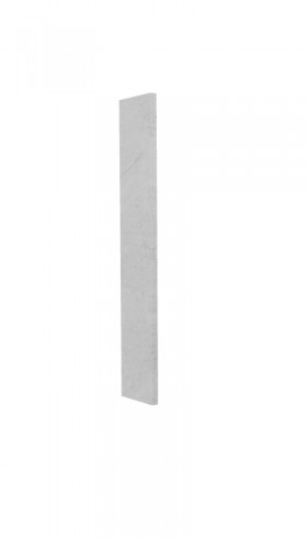 Панель торцевая (для шкафа верхнего торцевого) ПТ 400 Лофт (Штукатурка белая) в Бородино - borodino.katalogmebeli.com | фото